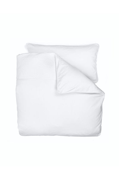 POETREE KIDS Chevron White Baby Duvet Set 100x140