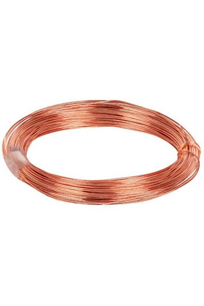 Hdg Bare Copper Wire - Uncoated Pure Copper Wire - 1 Mm Thickness - 50 Meters Length Experiment, Jewelry Wire