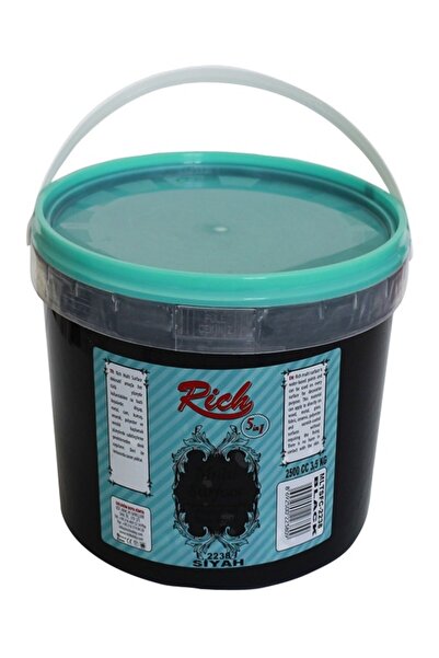 Rich Siyah Multi Surface Akrilik Boya 3,5kg Kova Boy Siyah 2238