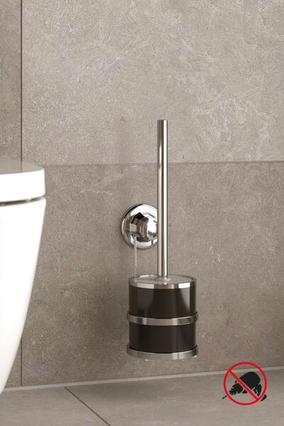 Tekno-tel Chrome Dm096 - Vacuum Stainless Toilet Brush