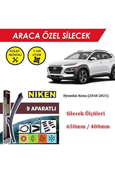 MeyZone Hyundai Kona Ön Cam Silecek Takımı (2018-2021)