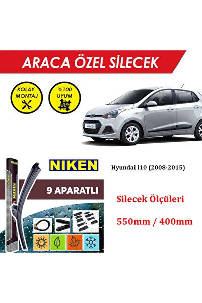 MeyZone Hyundai I10 Ön Cam Silecek Takımı (2008-2015)