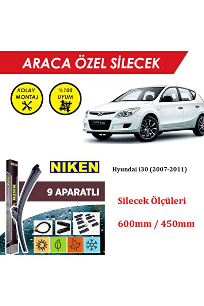 MeyZone Hyundai I30 Ön Cam Silecek Takımı (2007-2011)