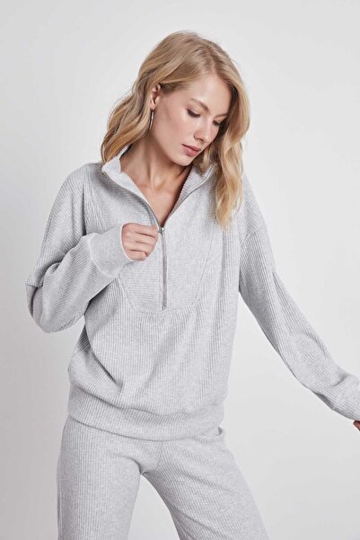 Vitrin Sweatshirt - Gray - Regular