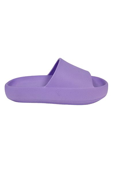 AkınalBella Unisex Παντόφλες Sabo Ανοιχτό Μπροστινό Λιλά
