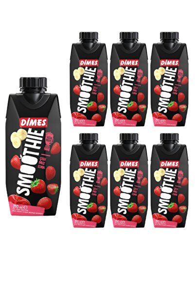 Dimes Smoothie Çilek Muz Elma 310 Ml X 6 Adet