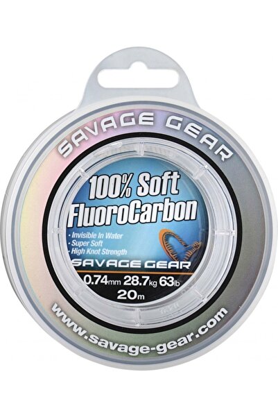 Savage Gear Fir de pescuit fluorocarbon moale 0,92 mm 15 m 40,5 kg 89 lb