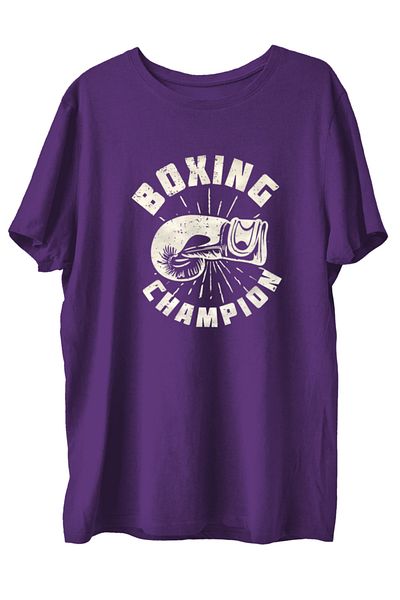 TOP GLORY Μπλουζάκι Boxing Printed Combed Cotton Boxing Athlete