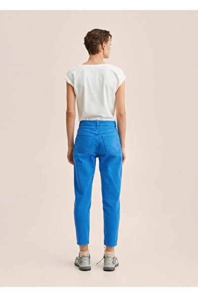 MANGO Woman Yüksek Belli Mom Jean