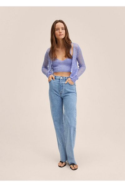 MANGO Woman Top din tricot decupat
