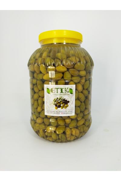 etik yerli ürünler Eğri Çekirdek Cinsi Kırma Tatlanmış Zeytin 5 Kg