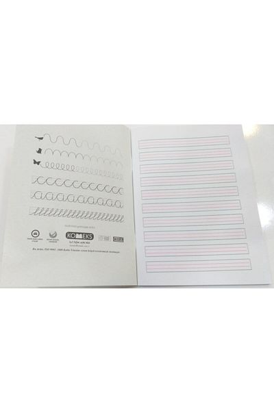 Komeks غطاء من الورق المقوى A5 40 Yp كتابة جميلة، 3 قطع T.d