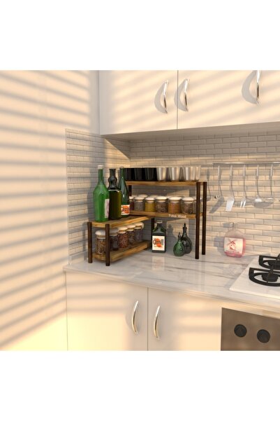 Fokai Wood Gonıa - Tezgah Üzeri Mutfak Rafı