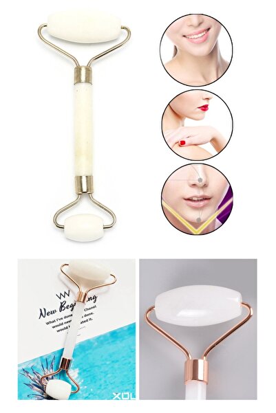 Uniquem Doğal Beyaz Yeşim Taşı Masaj Bakım Aleti