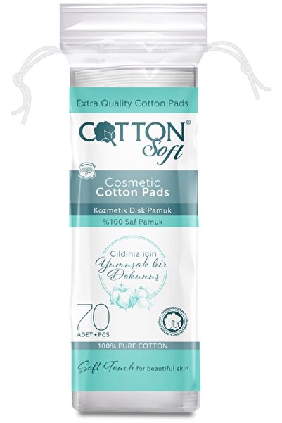 Cotton Soft Marka: Disk Makyaj Pamuğu 70 Adet Kategori: Pamuk & Disk