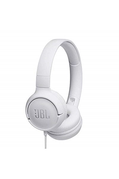 JBL العلامة التجارية: T500 سماعات فوق الأذن، أبيض الفئة: سماعات سلكية فوق الأذن