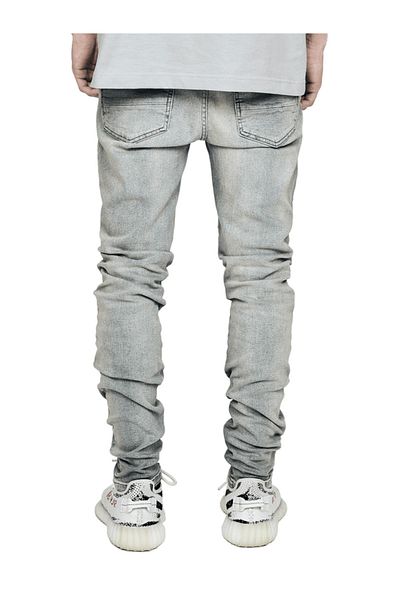 Şans Tekstil Men's Blue Stone Washed Skinny Jeans 85n6714