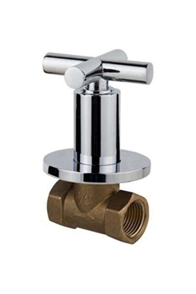 Tema Cross Ankastre Stop Valf Pirinç