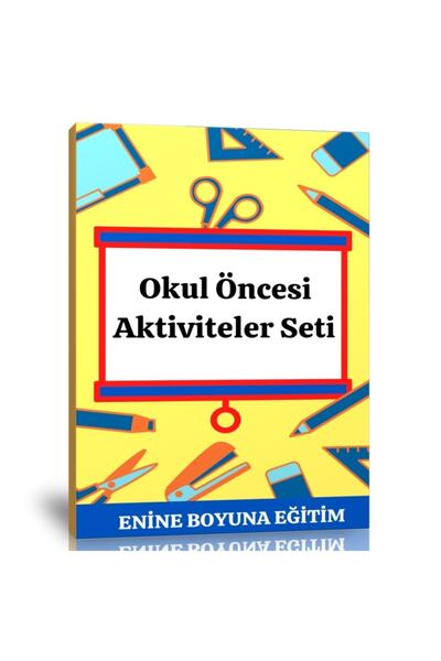 Enine Boyuna Eğitim مجموعة أنشطة ما قبل المدرسة مكونة من 5 كتب