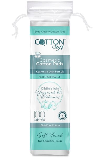 Cotton Soft Soft Makeup Cotton 100Pcs Disc / 100% Pure Cotton
