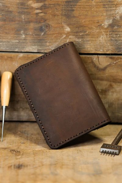 New Coast Leather 1900's Unisex Γνήσιο Δερμάτινο Χειροποίητο Πορτοφόλι Διαβατηρίου