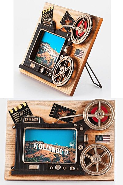 Dünyadan Hediyeler Decorative Metal Frame Cinema Projector Decorated