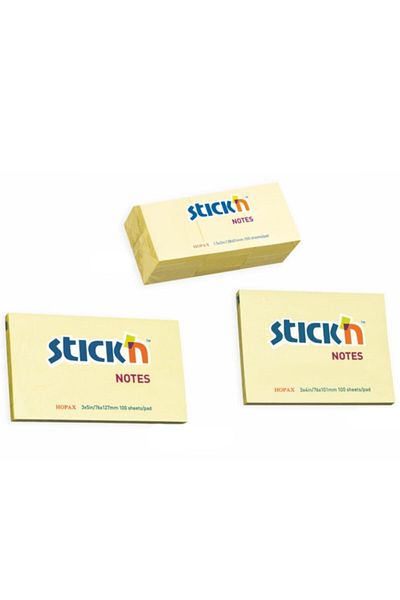 Gıpta Stickn (76*101) Pastel Yellow 100 Sheets