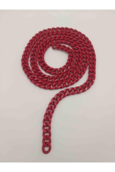 angel çanta aksesuar Кольоровий металевий ланцюг червоний 120 см