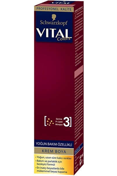Vital Marka: Tüp Boya Altın Kumral 6.3 Kategori: Saç Boyası