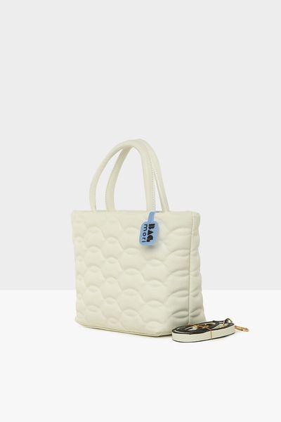 Bagmori White Women's Design Embroidered Mini Bag M000006605