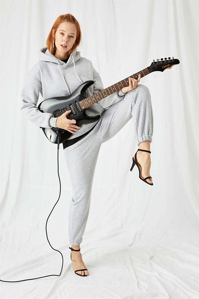 gothamvibes Γυναικεία φούτερ Jogger Grey