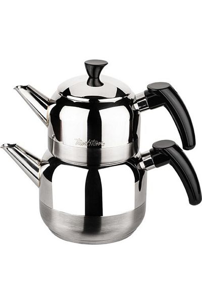 Tantitoni Black Athena Mini Size Stainless Steel Teapot Set 650/1150ml