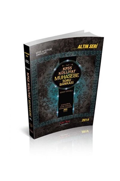Savaş Yayınevi Külliyat Kpss Muhasebe Soru Bankası - Serhat Topoğlu