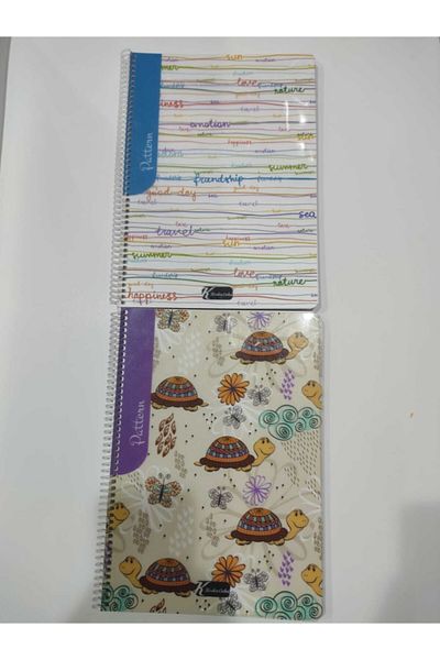 Gıpta Keskin Color 2-Piece Spiral Notebook Pp Cover 80 Sheets Lined