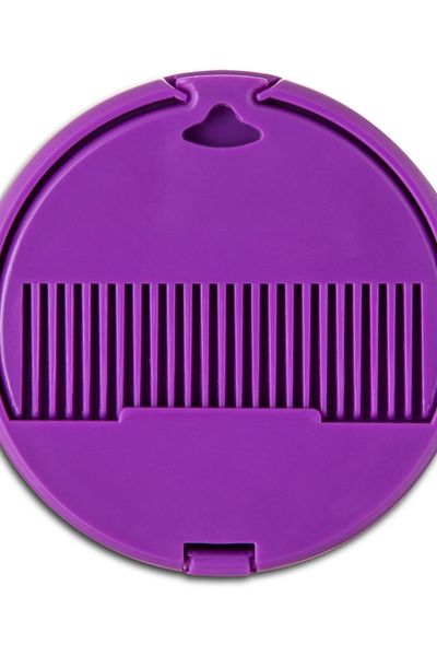 eklips Brand: Purple Foldable Pocket Mirror and Comb Category: Mirror