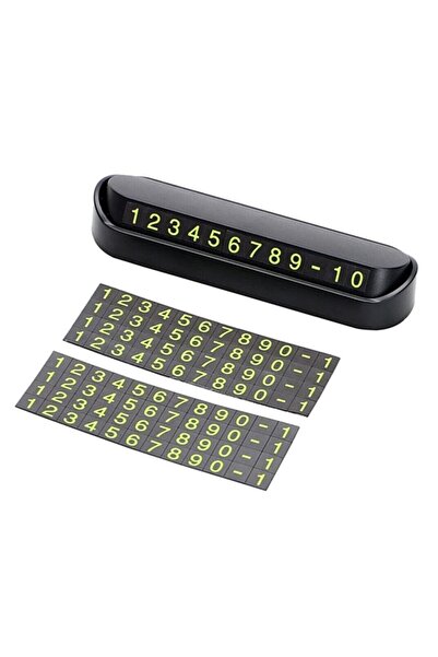 NOYİSKA Tüm Araçlara Uyumlu Araç Numaratör Parkmatik Araba Park Tel Oto Numar...