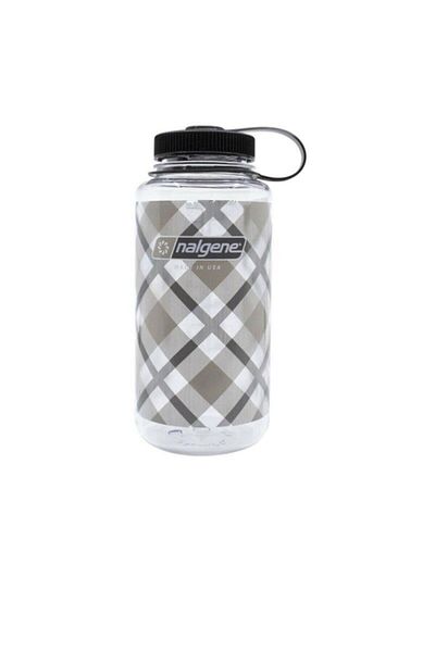 NALGENE 32oz Wide Purpose Beige Plaid