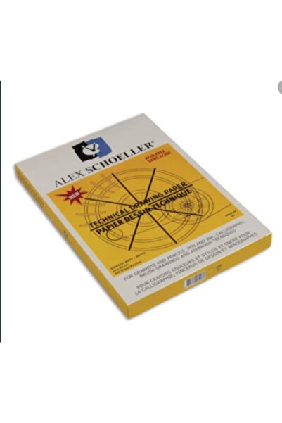 Alex Schoeller Original 200 Gram Damgalı Çizim Kağıdı 70x100 cm 5 Adet