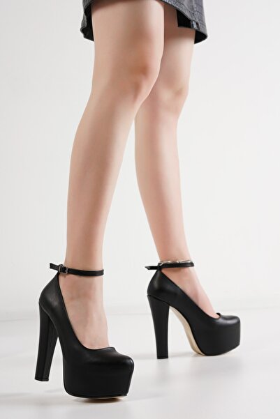 MASSOLE Platformă Piele neagră Sezon nou Producție internă, realizată manual,...