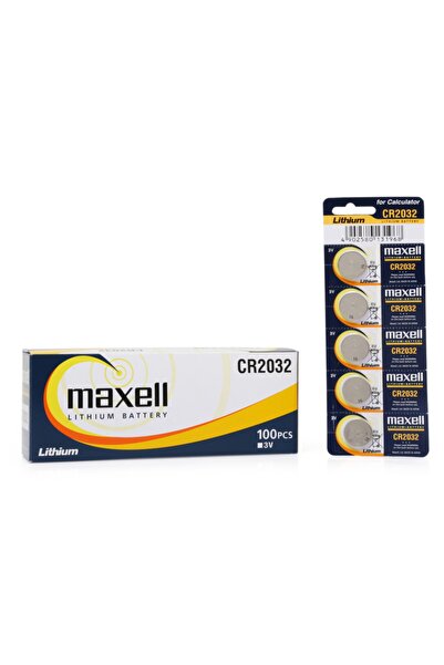 Genel Markalar Cr2032 3v Lityum Baskül Terazi Tartı Bios Pili 20 Kart 100 Adet