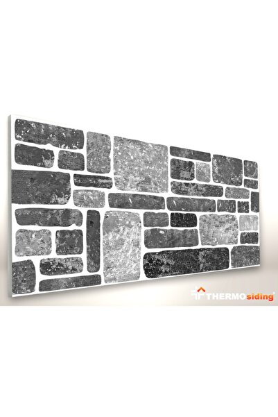 THERMOSİDİNG Parke Taş Strafor Duvar Kaplama Paneli 10 Adet (PT008) (100X50X2CM)