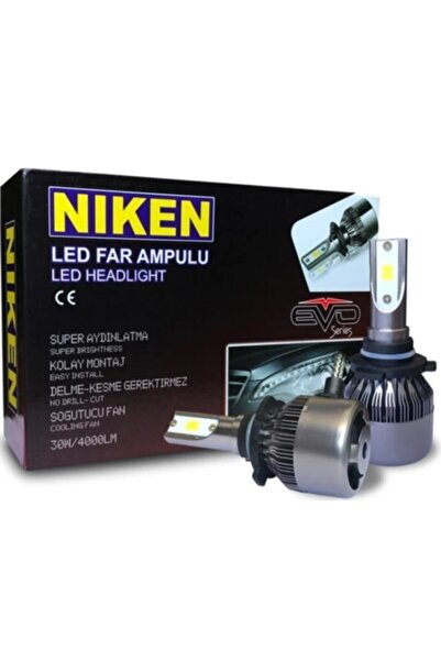 Niken Led Xenon Far Ampul 9005 Beyaz Şimşek Etkili