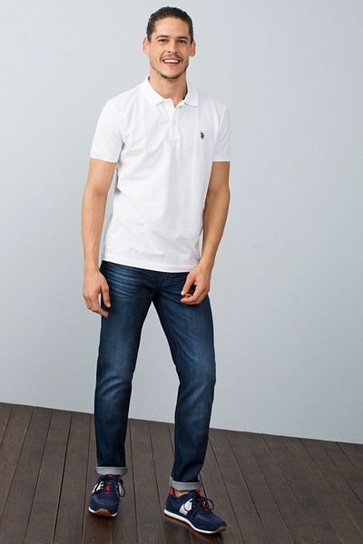 U.S. Polo Assn. G081gl011 Sanju1358102 Ανδρικό T-shirt Λευκό