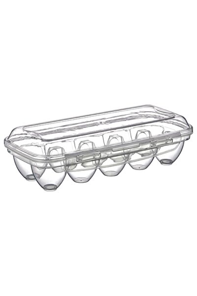 Buffer ® 3 Pieces 10 Compartments Egg Cup Storage Box with Lockable Lid Yu110