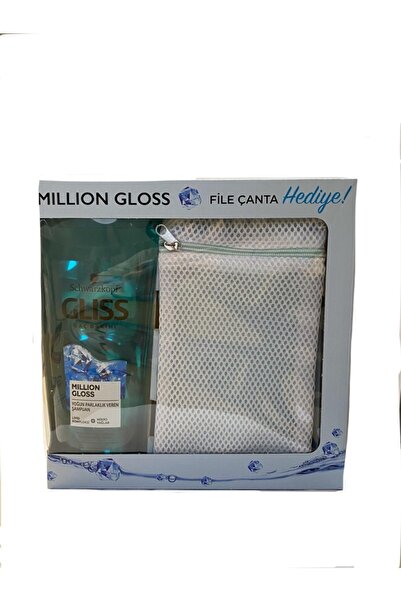 Gliss Şampuan 500 Ml Mıllıon Gloss Çanta Hediyeli