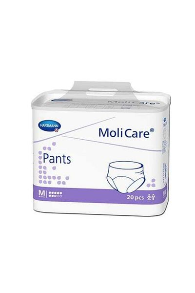 Hartmann Molicare Pants Absorbent Panties 8 Drops Medium 20 Pack 3 Pack 60 Pieces