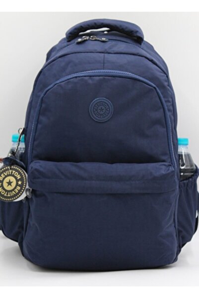 Bevitton Rucsac de școală unisex din țesătură impermeabilă Crinkle