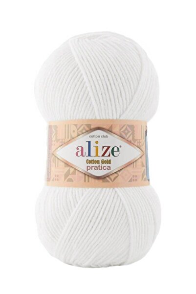 Alize خيط حياكة يدوي من القطن الذهبي براتيكا 5 عبوات 1