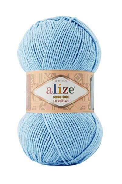 Alize خيط حياكة يدوي من القطن الذهبي براتيكا 5 عبوات 1