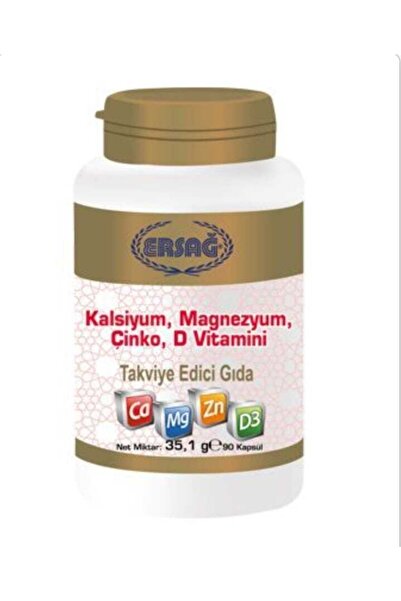 Ersağ Kalsiyu Magnezyum D Vitamini Çinko